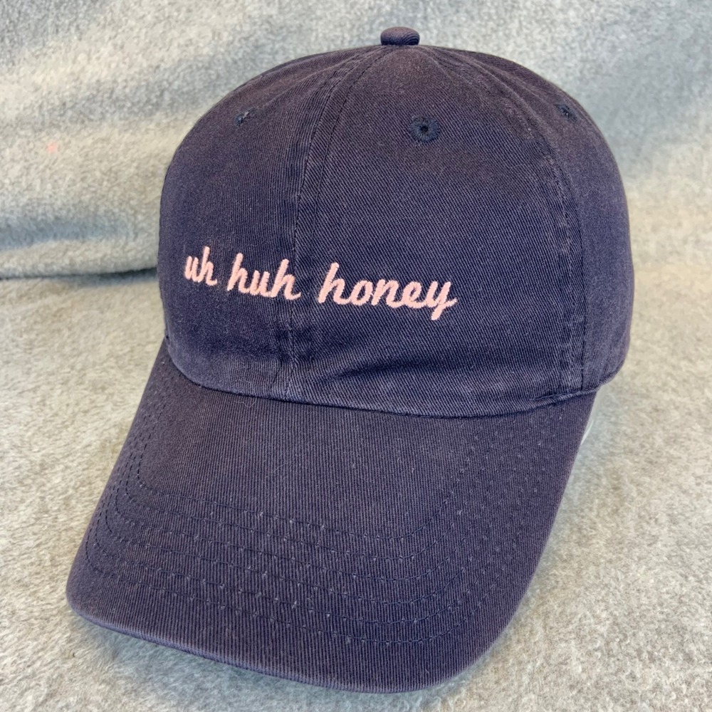 Uh Huh Honey Womens Navy Newhattan Baseball Cap Embroidered Dad Hat OSFA